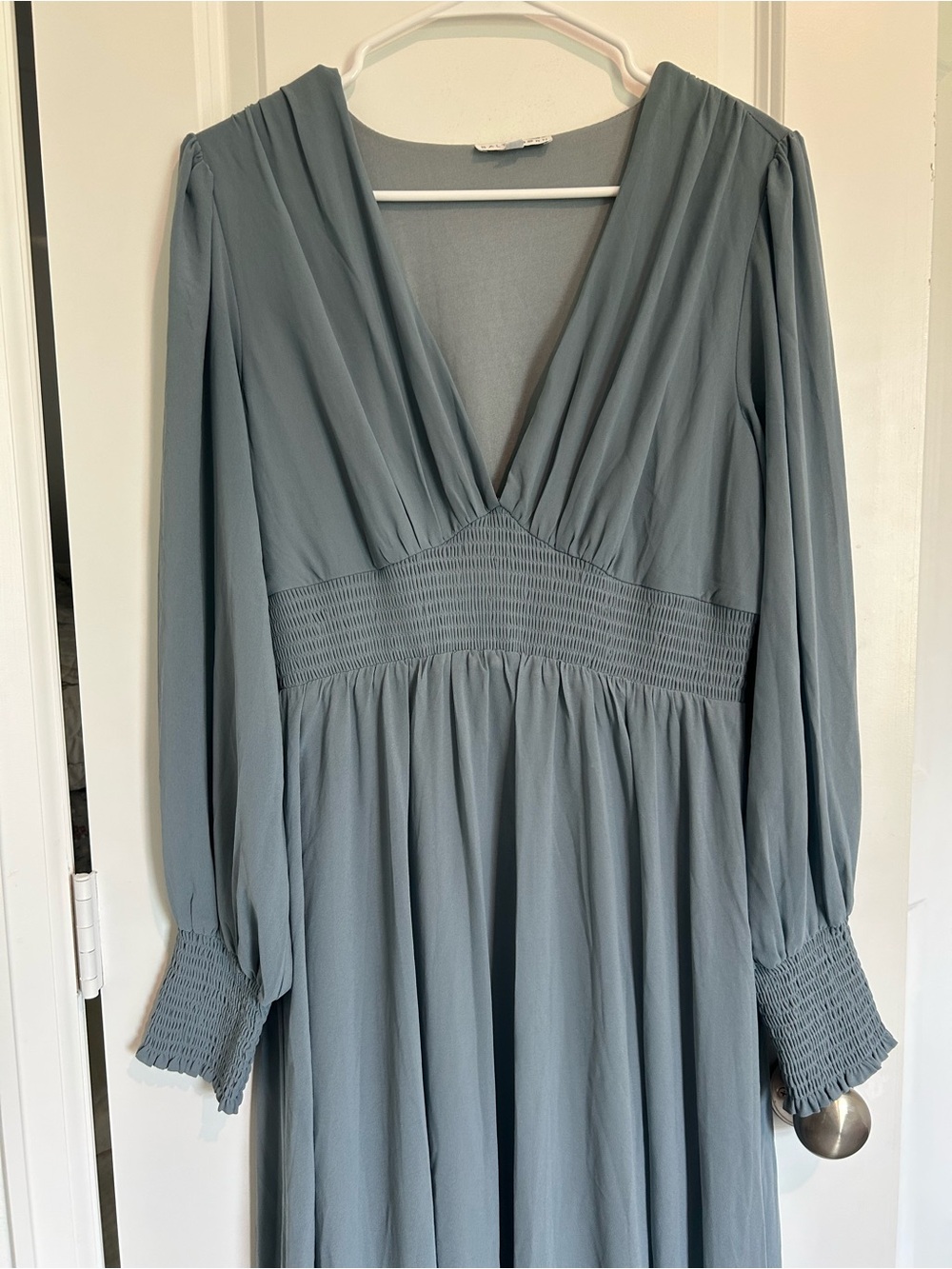 Baltic Born Olivia Maxi Dress in Dusty Blue - Picture 5 of 13